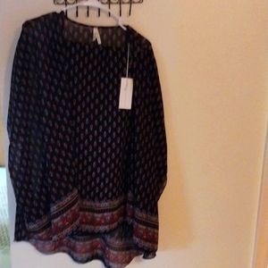 Kimono and wide leg pants